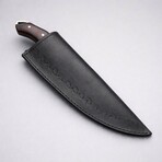 The Wayfinder Pro // Red & Black G10 Micarta Scales