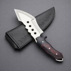 The Wayfinder Pro // Red & Black G10 Micarta Scales