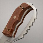 The Trail Warden // Brown G10 Micarta Scales
