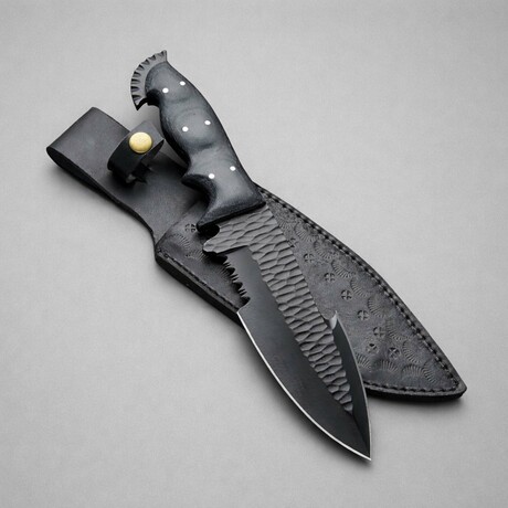 The Night Survex // Black G10 Micarta Scales