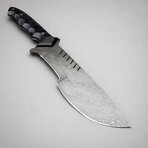 The Iron Nomad // Sculptured Black G10 Micarta Scales