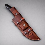 The Iron Nomad // Sculptured Black G10 Micarta Scales