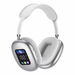 MAX600 Over-Head Headphones with LED Digital Display (Black)