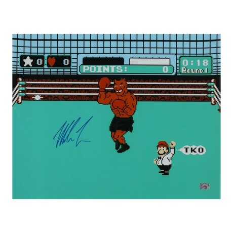 Mike Tyson // Signed Photo // Punch Out