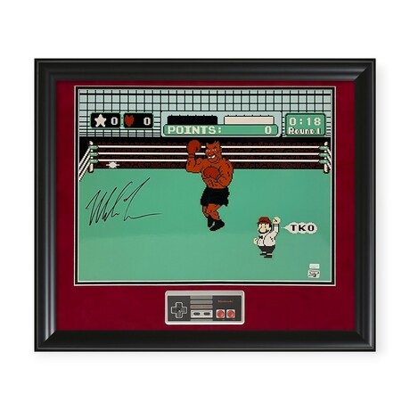 Mike Tyson // Signed Photo + Framed // Punch Out