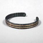 The Love Cuffs // Hand-Forged Damascus Steel