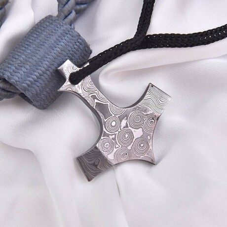 The Runecore Hammer // HQ Stainless Damascus Steel