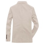 2-Buttons Single-BreastedSports Blazer // Beige (XS)