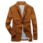 2-Buttons Single-BreastedSports Blazer // Caramel (S)
