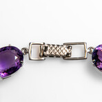 Genuine Sterling Silver Multi-Gemstone Bracelet