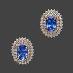 Genuine Sterling Silver Tanzanite Earring