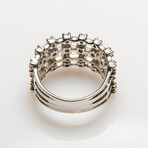 Genuine Tourmaline Gemstone Sterling Silver Ring // Size 8