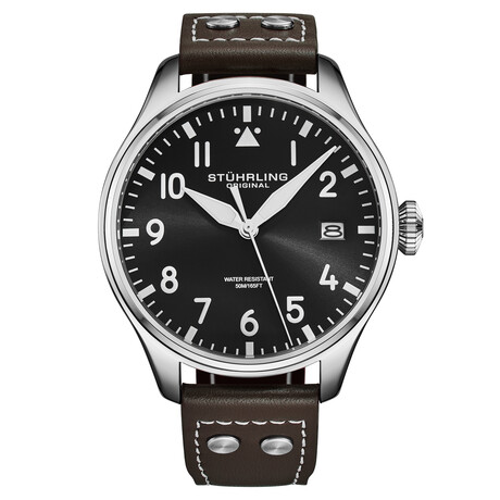 Stuhrling Original Airman Pilot Quartz // 4078.1