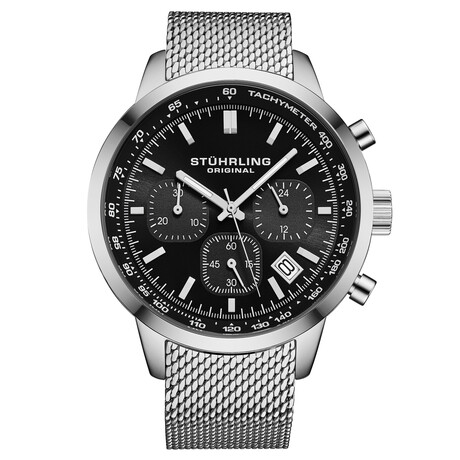 Stuhrling Original Chronoport Chronograph Quartz // 4082.1