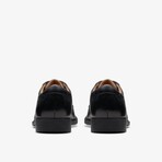 Elderidge Plain Leather Derby // Black (US: 7)