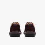Elderidge Plain Leather Derby // Dark Brown (US: 11)