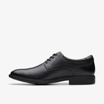 Elderidge Plain Leather Derby // Black (US: 7)