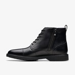 Aldwin Cap Toe Leather Boot // Black (US: 7.5)