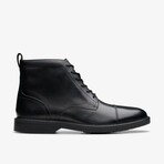 Aldwin Cap Toe Leather Boot // Black (US: 7.5)