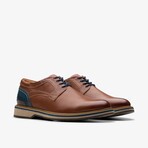 Monahan Plain Leather Derby // Tan (US: 7)