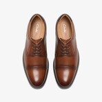 Elderidge Cap Leather Derby // Dark Tan (US: 7)