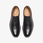Elderidge Cap Leather Derby // Black (US: 10)