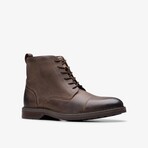 Aldwin Cap Toe Leather Boot // Brown (US: 7.5)