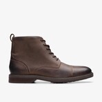 Aldwin Cap Toe Leather Boot // Brown (US: 7.5)