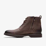 Aldwin Cap Toe Leather Boot // Brown (US: 7.5)