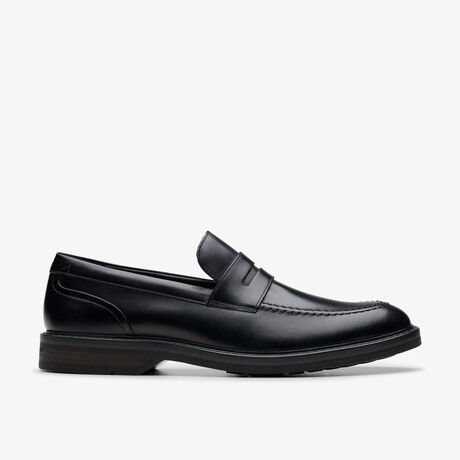 Aldwin Step Leather Loafer // Black (US: 7)