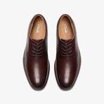 Elderidge Plain Leather Derby // Dark Brown (US: 11)