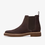 Clarkdale Easy Chelsea Suede Boot // Dark Brown (US: 8)