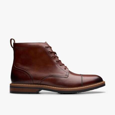 Aldwin Cap Toe Leather Boot // Mid Tan (US: 7)