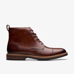 Aldwin Cap Toe Leather Boot // Mid Tan (US: 7.5)