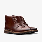 Aldwin Cap Toe Leather Boot // Mid Tan (US: 7.5)