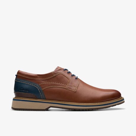 Monahan Plain Leather Derby // Tan (US: 7)