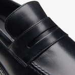 Aldwin Step Leather Loafer // Black (US: 7)