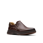 Un Briley Step Leather Loafer // Mahogany (US: 9.5)