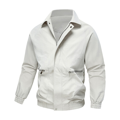 Bomber Jacket // Light Gray (XS)