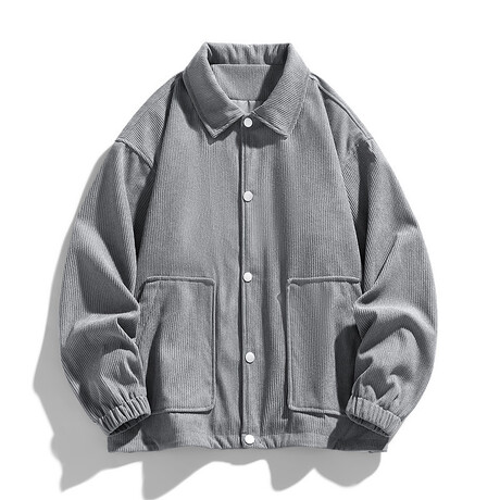 Button-Up Corduroy Oversized Jacket // Bray (XS)