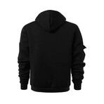 Zip-Up Hoodie // Black (S)