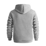 Hoodie w/ Contrast Details // Light Gray (XS)