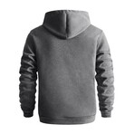 Hoodie w/ Contrast Details // Dark Gray (L)