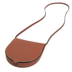 Loewe // Leather Heel Mini Leather Pouch // Brown // Pre-Owned