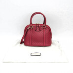 Gucci // MicroGuccissima Leather Crossbody // Red // Pre-Owned