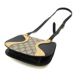 Gucci // GG Supreme Canvas + Leather Tiger Head Statement Bag // Beige + Black + Gold // Pre-Owned