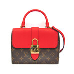 Louis Vuitton // Monogram Coated-Canvas + Leather Iconic Handbag // Monogram Brown + Red // Pre-Owned
