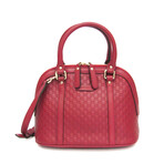 Gucci // MicroGuccissima Leather Crossbody // Red // Pre-Owned