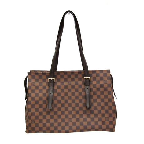Louis Vuitton // Damier Coated-Canvas + Leather Everyday Bag // Damier Ebene // Pre-Owned