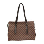 Louis Vuitton // Damier Coated-Canvas + Leather Everyday Bag // Damier Ebene // Pre-Owned